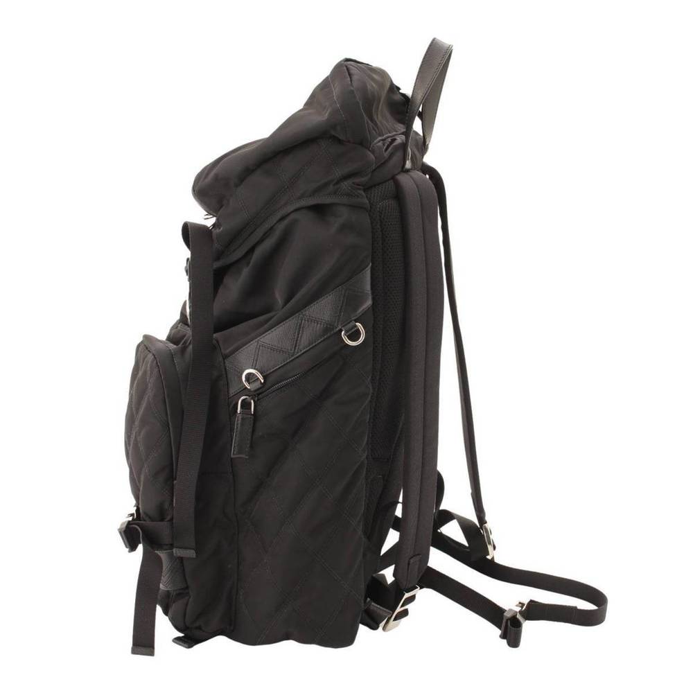Prada Black Backpack Nylon Drawstring Rucksack - image 3
